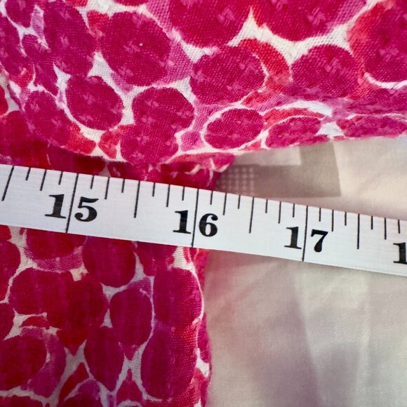 NWOT Gap Pink Polka Dot Buttoned Cotton Blazer - Picture 8 of 10